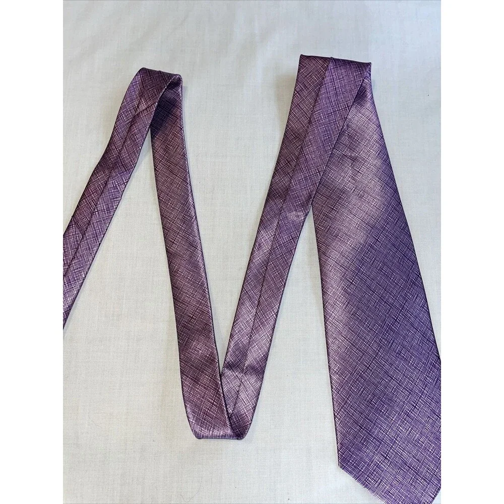 WangZhongWang Dress Tie Men’s Purple 100% Polyester Designer